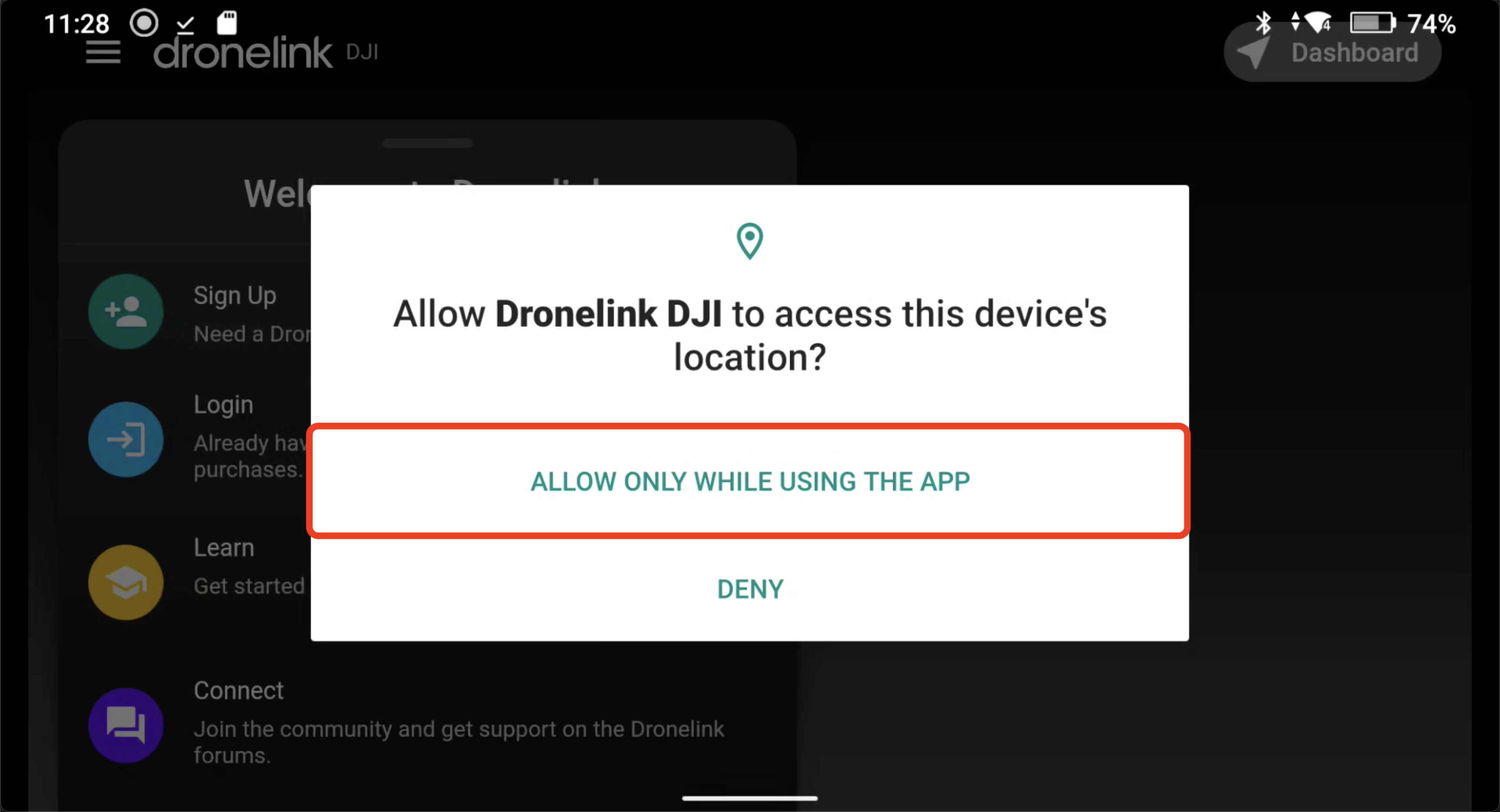 App dronelink clearance