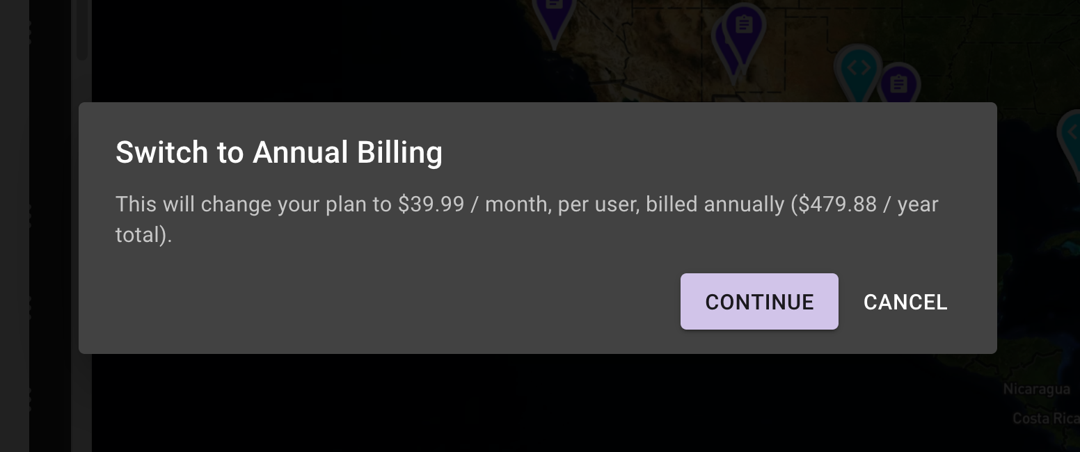 How to switch to annual billing from monthly billing to save 33