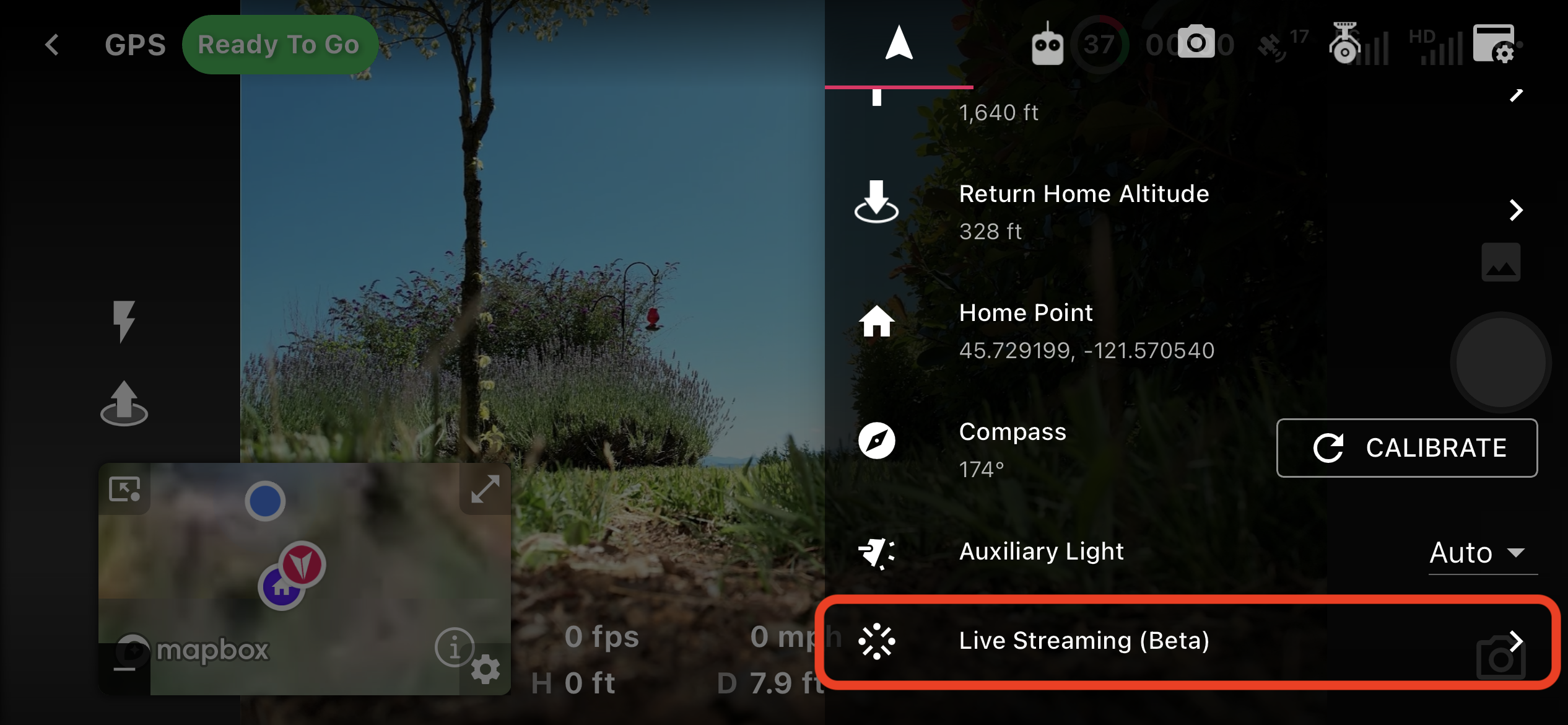 Complete guide to setup your DJI drone to RTMP streaming