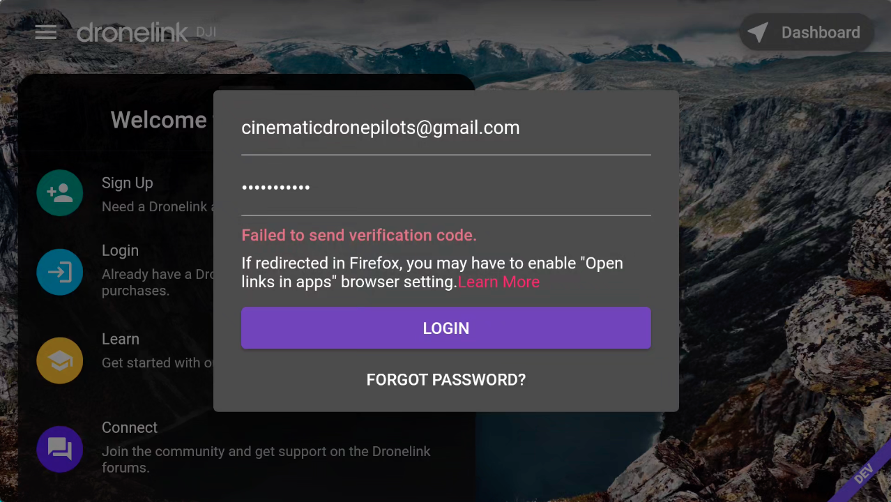7 - failed to send code.png