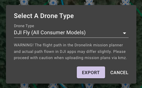 13 - select a drone DJI Fly.png
