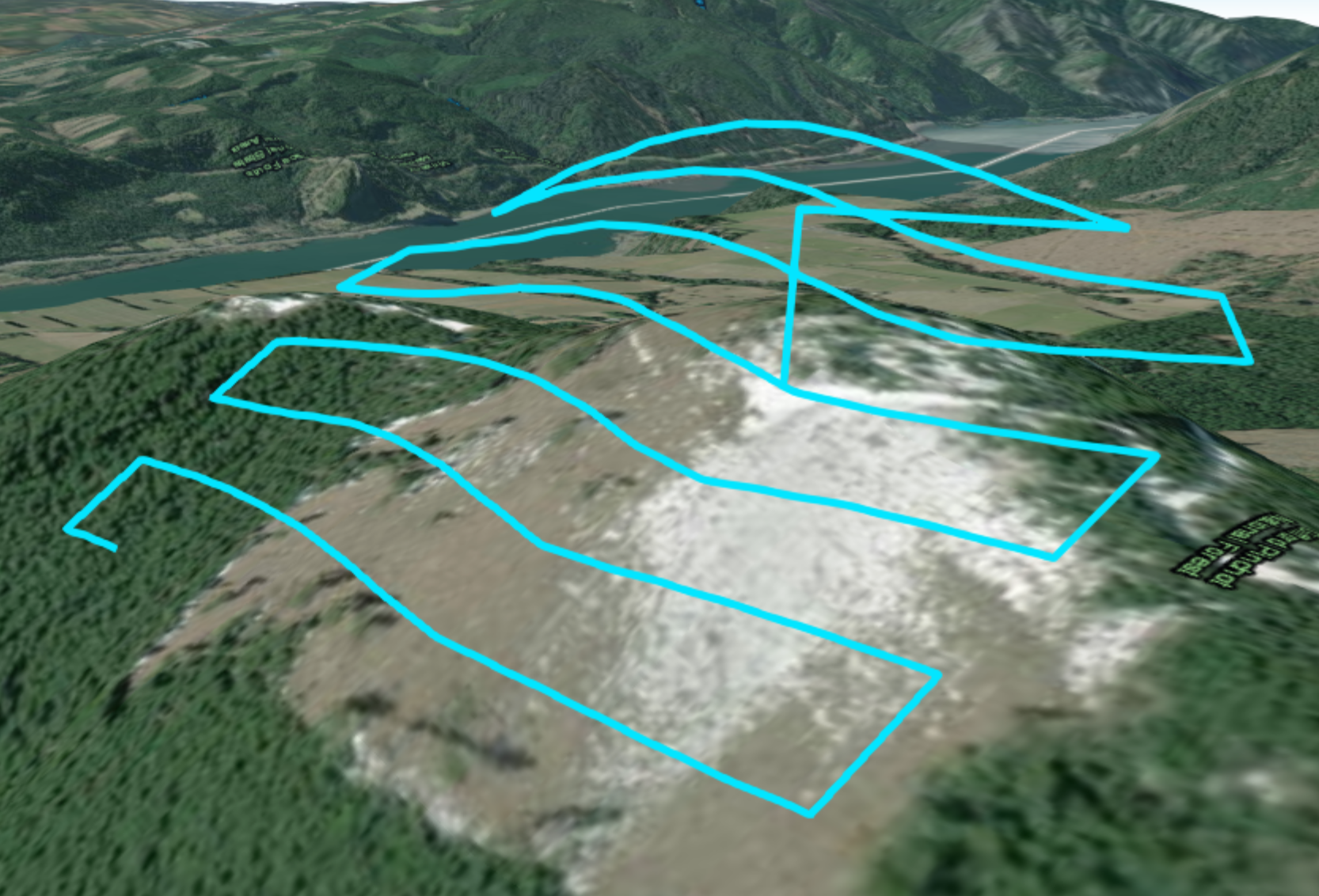 Terrain Follow AGL in Map Missions Dronelink